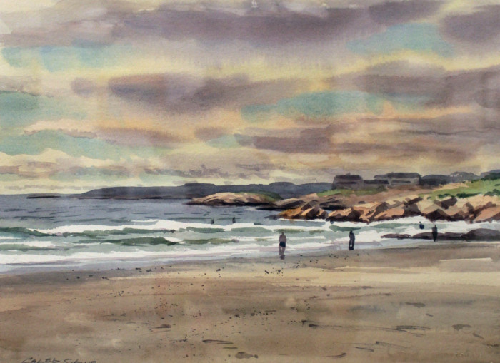 Stone, Caleb , "Cape Hedge Beach", Watercolor, $1600