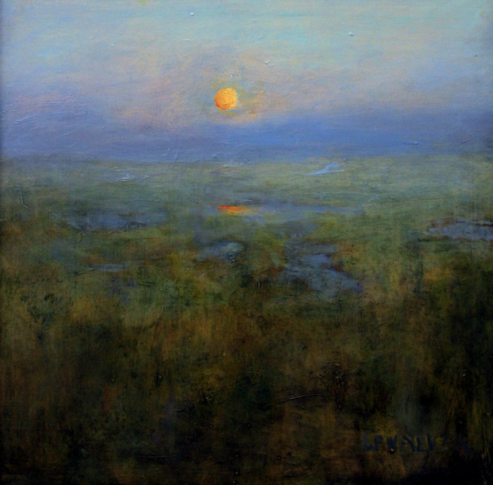 Walker, Lynn F. , "Saybrook Moonrise", Oil, $1600