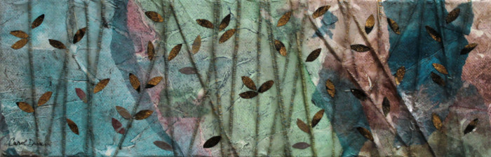 Dunn, Carol, "Enchanted Forest", Collage Mixed, $150