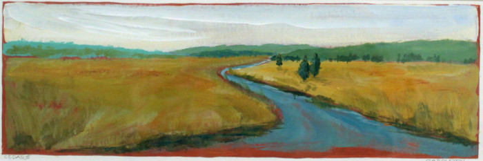 Rolston, O.A., "Cedars", Acrylic, $185