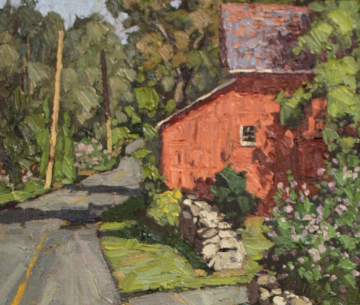 Laurino, Jim, "Barn Study - Middlebury", Oil, $700