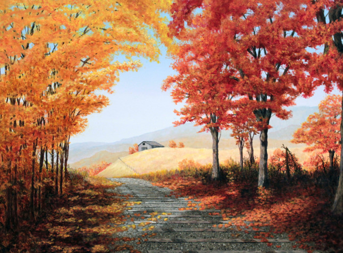 Swec, Len, "Lost Track", Acrylic, $4200