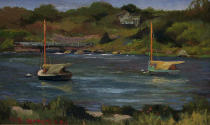 Hanson, William G., "Beetle Cats at Rest", Oil, $600