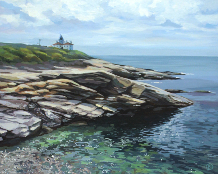 Belyayeva, Dina, "Beavertail Bay", Acrylic, $600