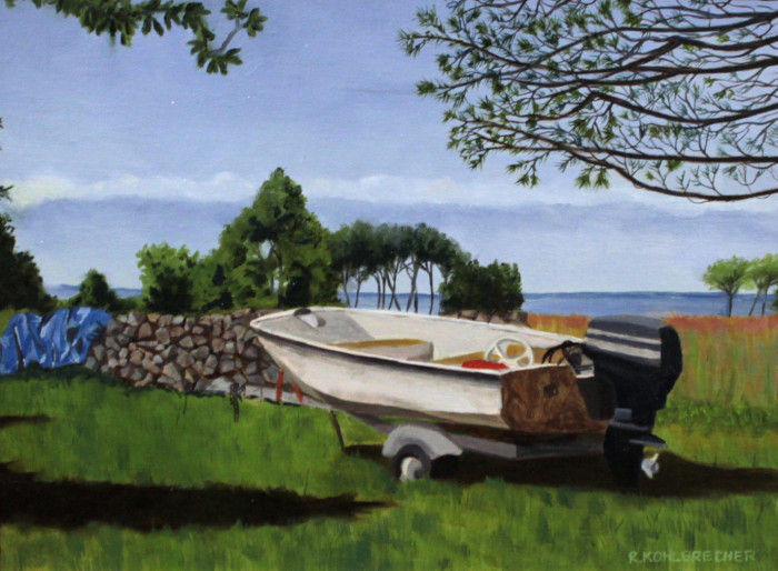 Kohlbrecher, Richard, "Just Add Water - Griswold Point", Oil, $375