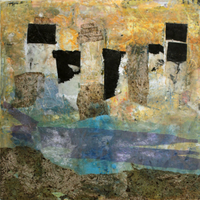 Mansell, Catherine, "Providence Harbor", Encaustic, Mixed, $950