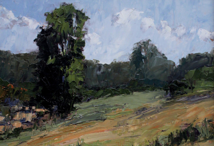 Park, Howard, "Lower Field", Oil on Panel, $1200