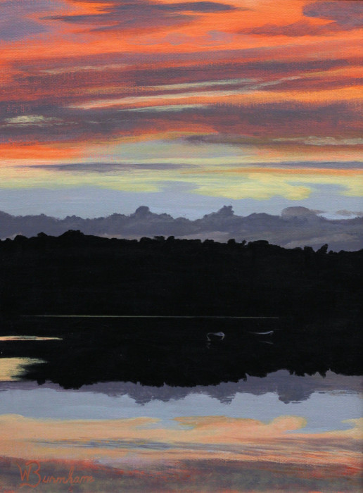 Burnham, William, "A Magical Sunset", Acrylic, $700