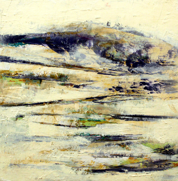 Ganick, Carol, "Dreaming: Snow Mountain", Oil and Cold Wax, $1100