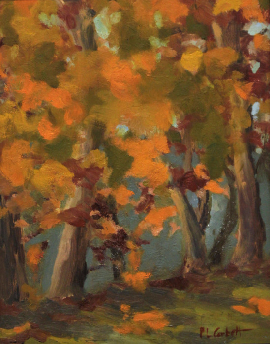 Corbett, Patricia L., "Autumn Glow", Oil, $425