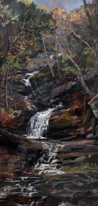 Holmes, Jennifer, "Kent Falls", Oil, $2300