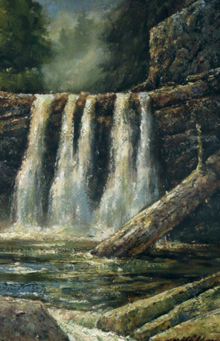 Hall, Luther Kelly, "Falls", Oil, $780