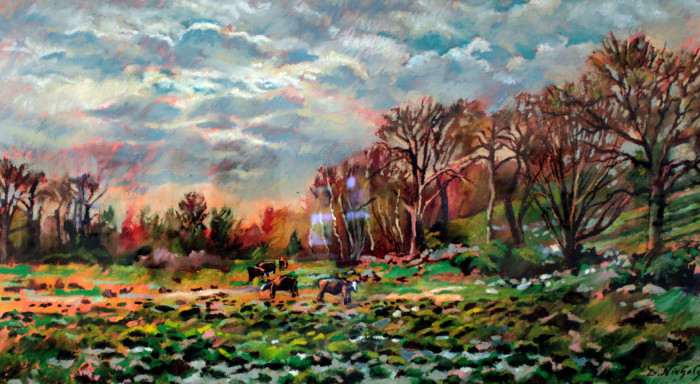 Nichols, Dan, "Stonington Bog", Oil, $1200