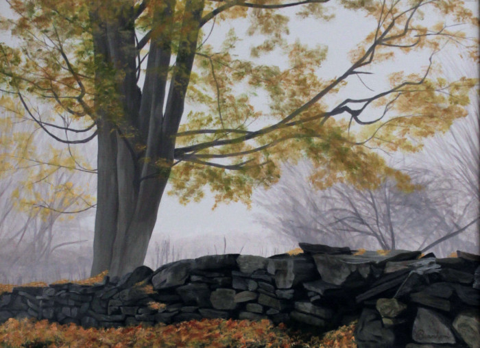 Burnham, William , "Misty Meadow", Acrylic, $1100