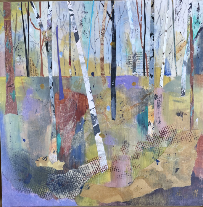Coffey, Anne, "Hidden Among the Trees", Mixed Media, $525