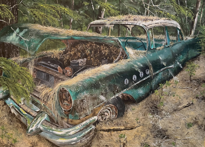 Murry, Greg, "Green Monster", Acrylic, $1250