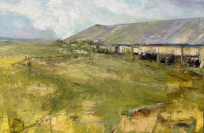 Gudelski, Aleta, "The Place of Stillness", Cold Wax Oil, $2500