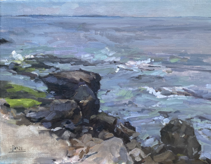 Lane, Isabel, "Avery Point", Oil, $850