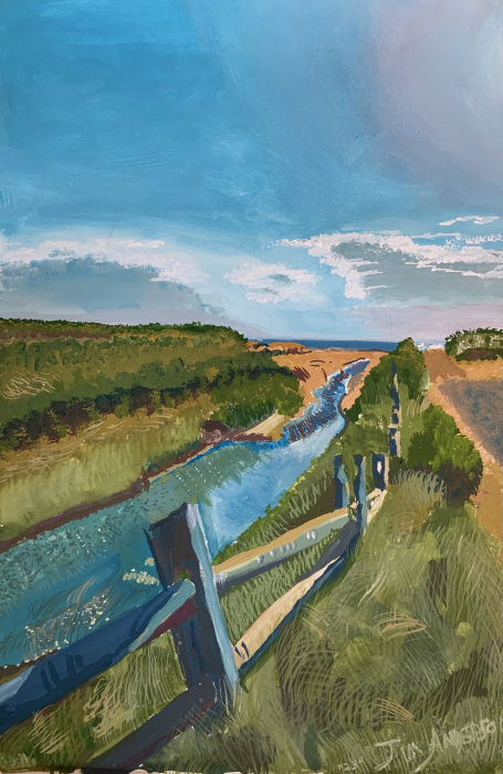 Anderson, Jim , "Cape Cod Beachscape", Gouache, $460