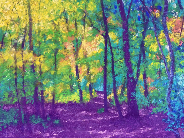 Coutu, Kerry, "In the Forest", Pastel, $550