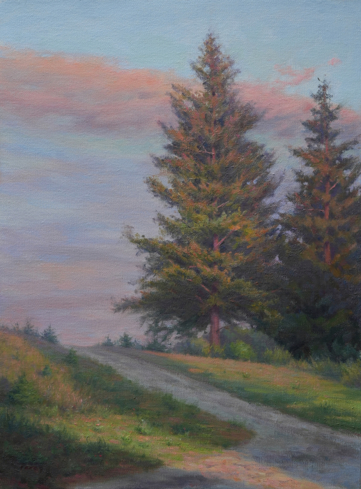 Paray, Laura, "Late Day Pine", Oil, $2375