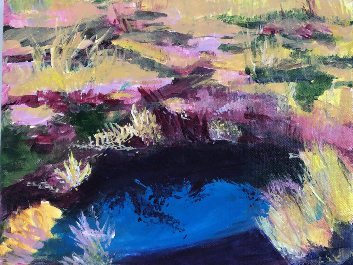 Sadlon, Lynn, "Autumn Marsh", Acrylic, $350