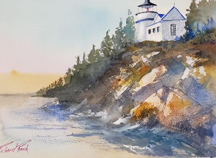 Raicik, Richard, "Bass Harbour", Watercolor, $750