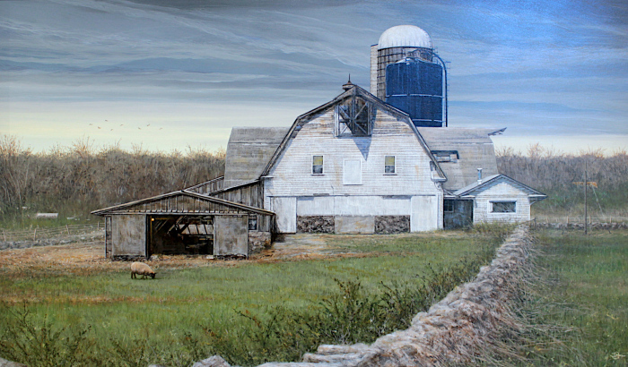 Del-Bourree Bach, "After the Storm", acrylic, $15,000, 18x30