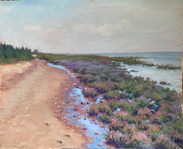 Joann A. Ballinger, "Island Path", pastel, $1,200, 6x8