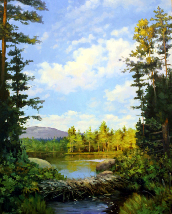 Harley Bartlett, "Adirondack Mood", oil, $9,000, 30x24