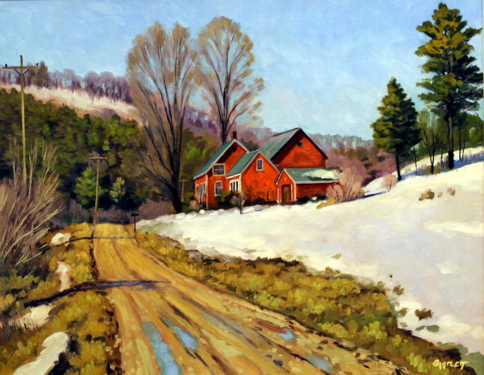 Harley Bartlett, "Pleasant Valley Farm", oil, $4,500, 16x20