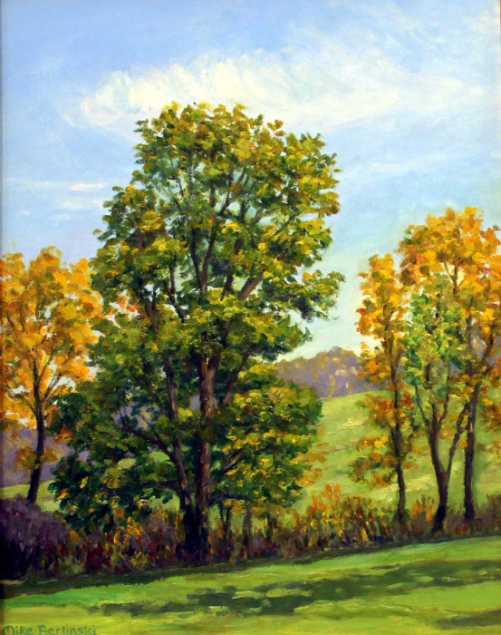 Mike Berlinski, "Autumn Celebration", oil, $1,150, 14x18