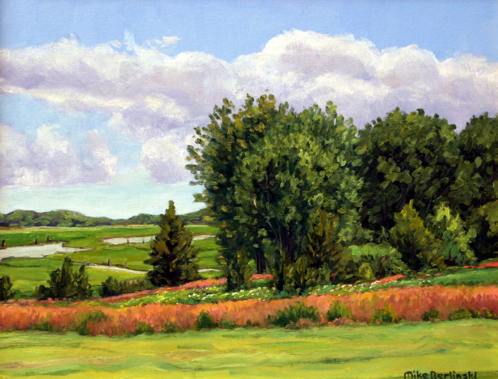 Mike Berlinski, "Madison Summer", oil, $950, 14x18