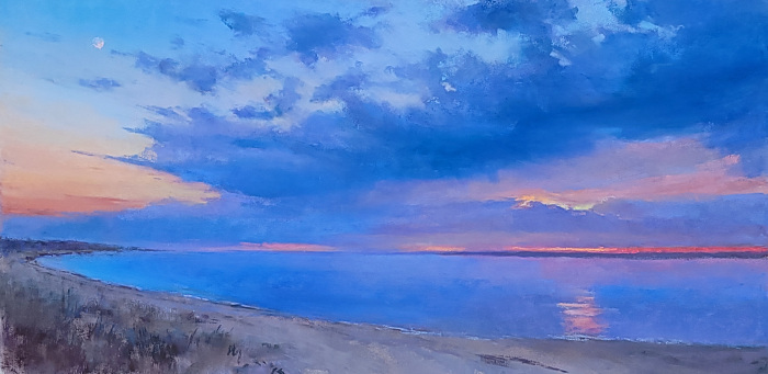 Susanna DalPonte, "The Reveal", pastel, $695, 9x18