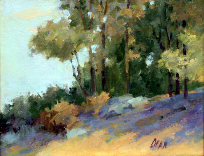 Margaret B. Dean, "Afternoon Shadows", oil, $350, 8x10