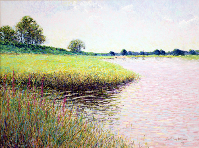 Robert Louis Del Russo, "Off Neck Road, Madison, CT", oil, $4,500, 30x40