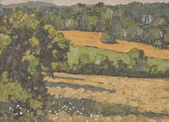 Jim Laurino, "Northfield View", oil, $500, 6x8