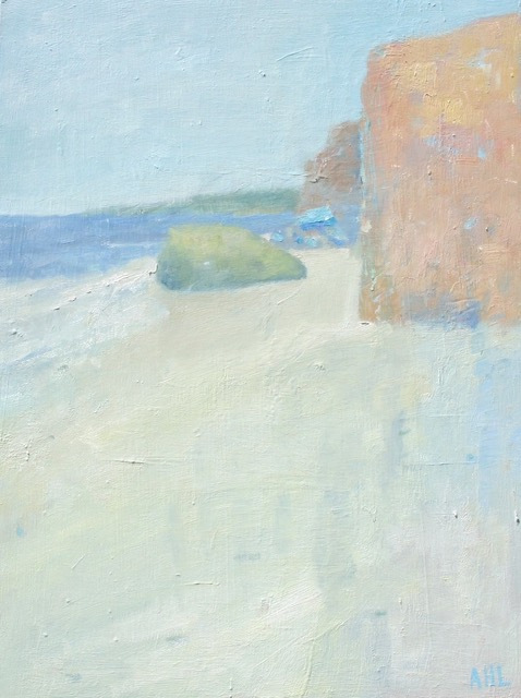 Ariane Luckey, "A Day at the Beach", oil, $1,700, 18x24