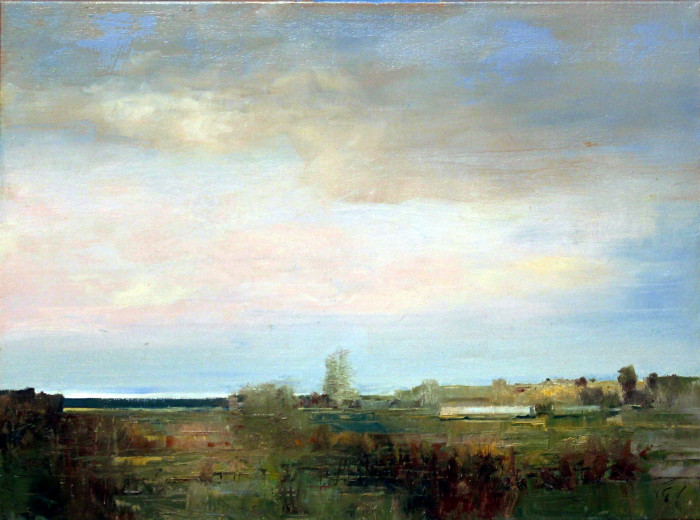 Evani Lupiner, "View to the Sound", oil, $1,260, 18x20