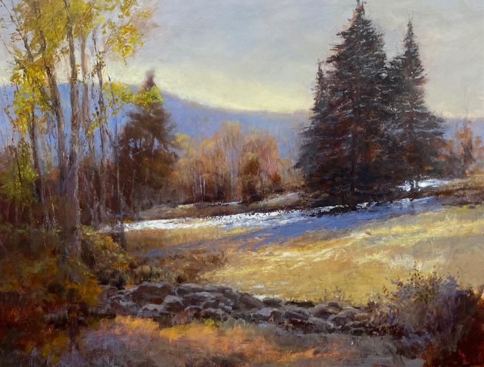 James Magner, "First Snow", oil, $3,900, 18x24