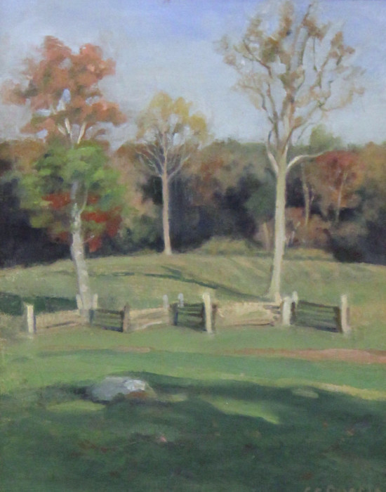 Catherine Puccio, "Tri-Colore", oil, $800, 14x11