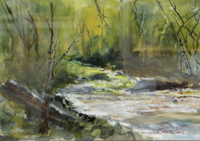 Richard Raicik, "Beauty Deep Within", watercolor, $950,  20x29