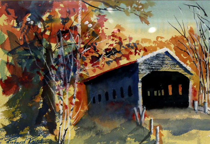 Richard Raicik, "New England Icon", watercolor, $550, 16x20