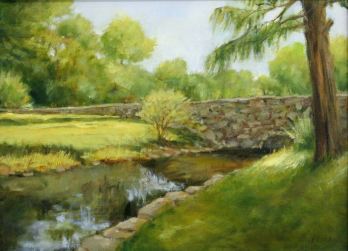 Pamela Reese, "Afternoon Calm", oil, $1,200, 12x16