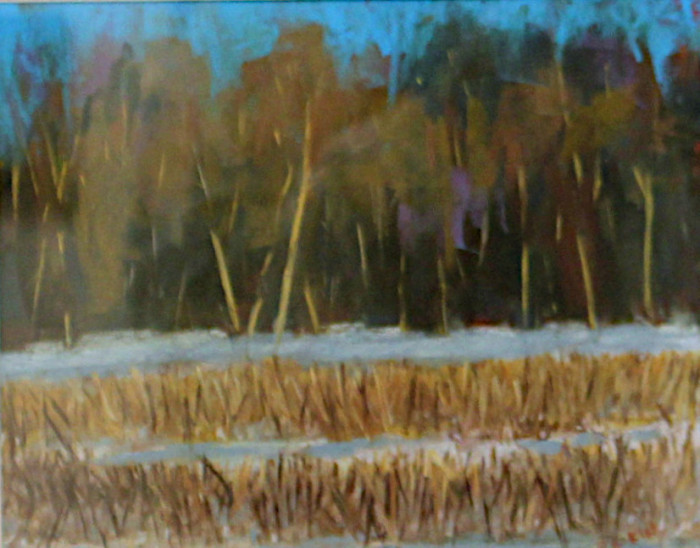 Marc Rifkin, "Edge of the Woods", pastel, $500, 9x12