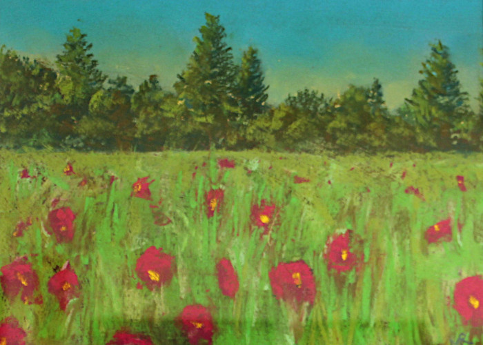 Marc Rifkin, "Monterey Meadow, MA", pastel, $500, 9x12