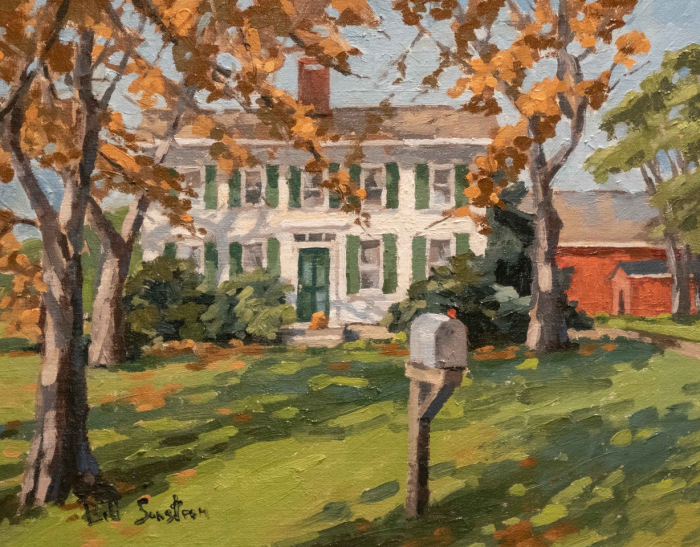 Bill Sonstrom, "Fall, South Windsor", oil, $775, 11x14