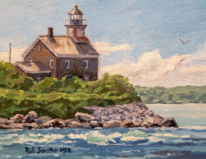 Bill Sonstrom, "Summer, Plum Island", oil, $775, 11x14