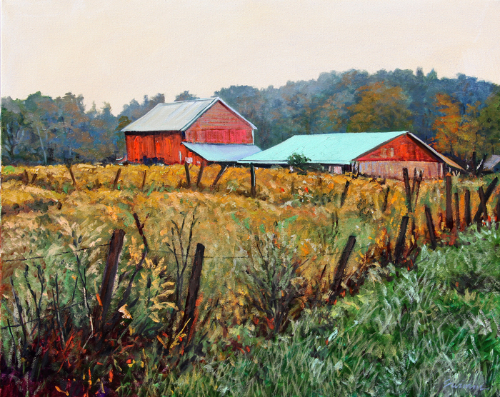Tom Swimm, "Colors of New England", oil, $3,000, 24x30