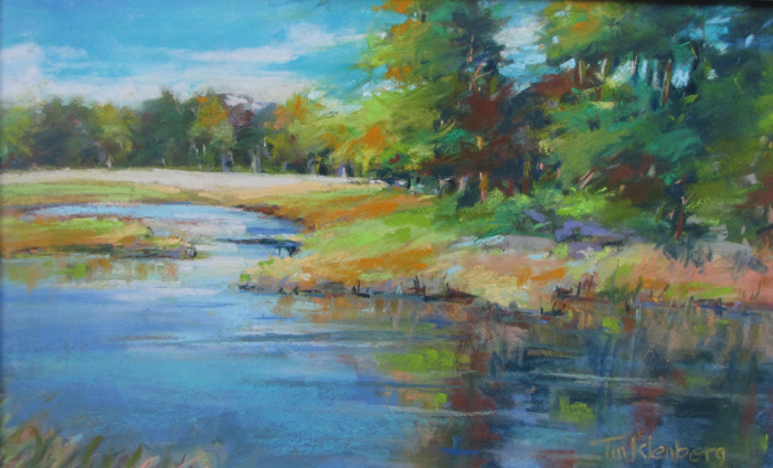 Beverly Tinklenberg, "3 Sisters Marsh", pastel, $350, 11x17